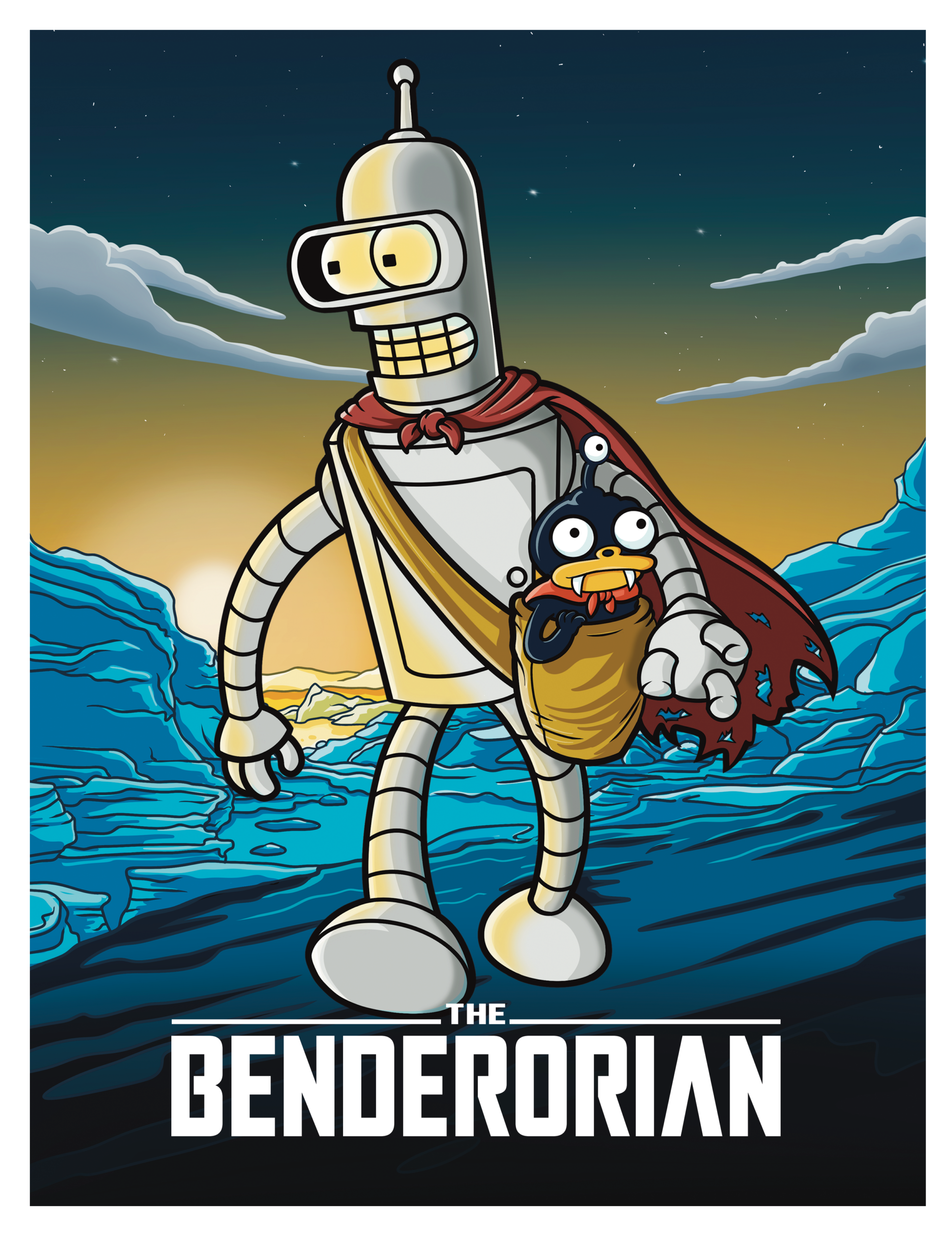 The Benderorian - Signed Print