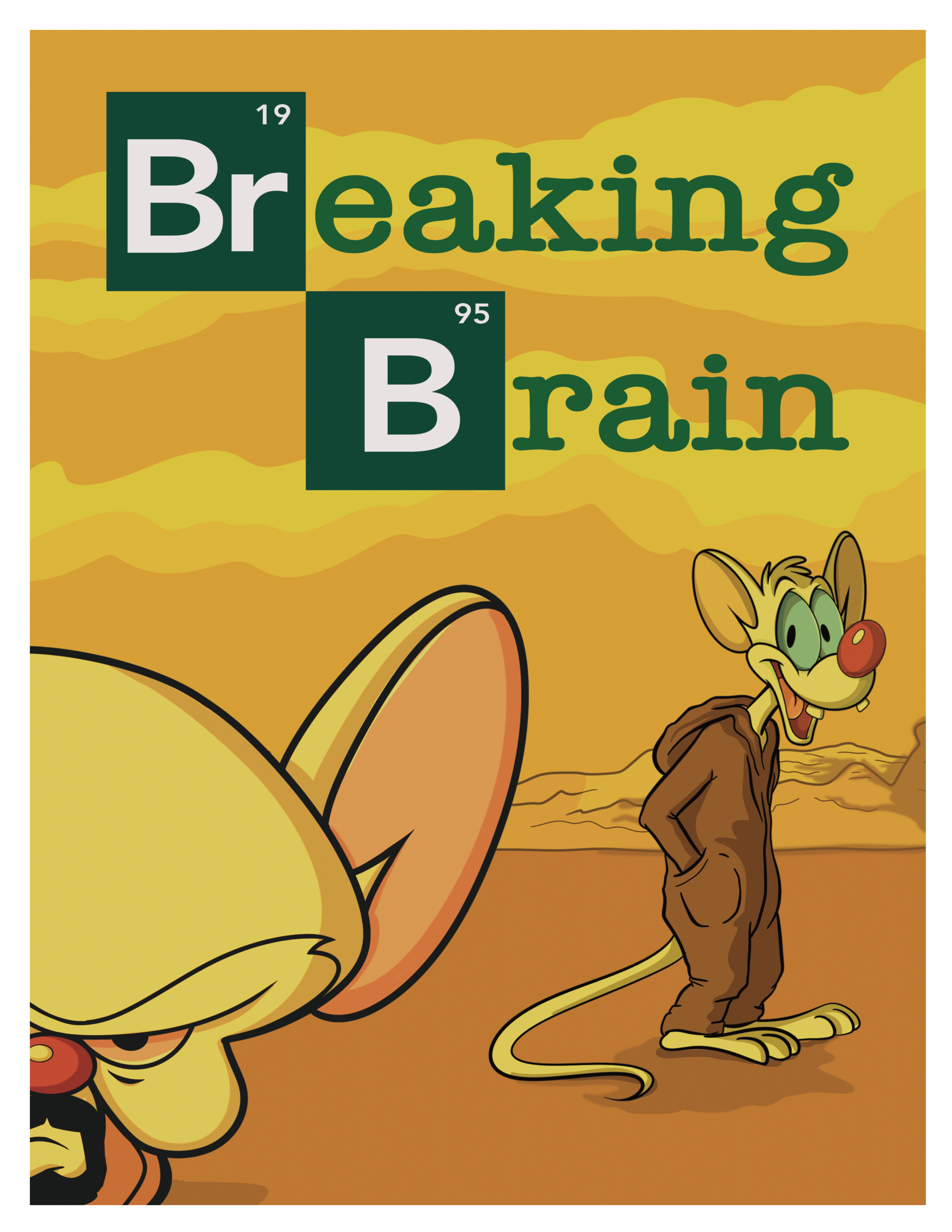 Breaking Brain - Signed Print