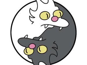 Snowball 1 & 2 Yin-Yang - Sticker